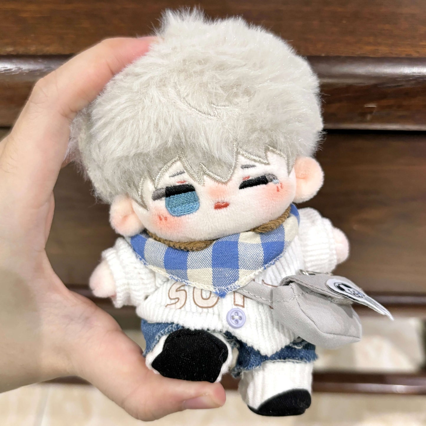 ふわもこ白銀のカレッジコーデ【10cm】