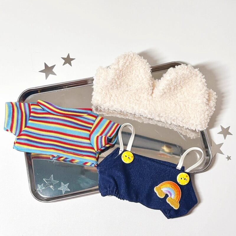 もこもこ雲と虹のパークセット【20cm】