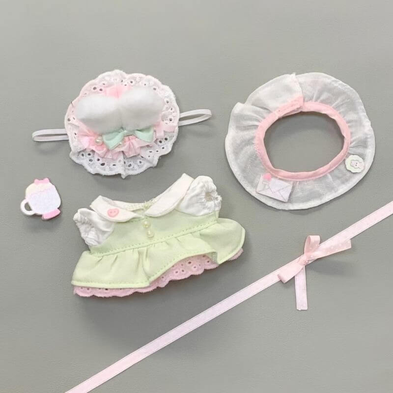 ミントと苺のスイートバニ―セット【10cm】