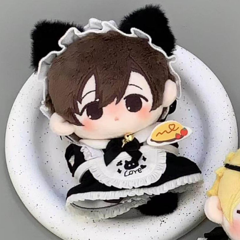 黒猫メイドと秘密のお茶会セット【10cm】