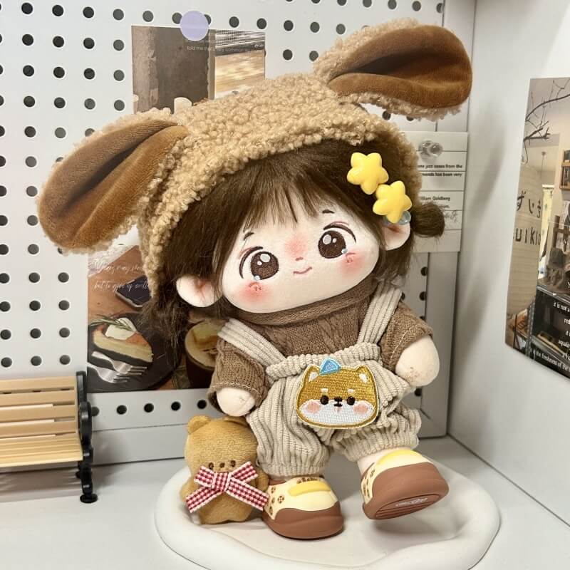 もふもふ子犬の森あそびセット【20cm】