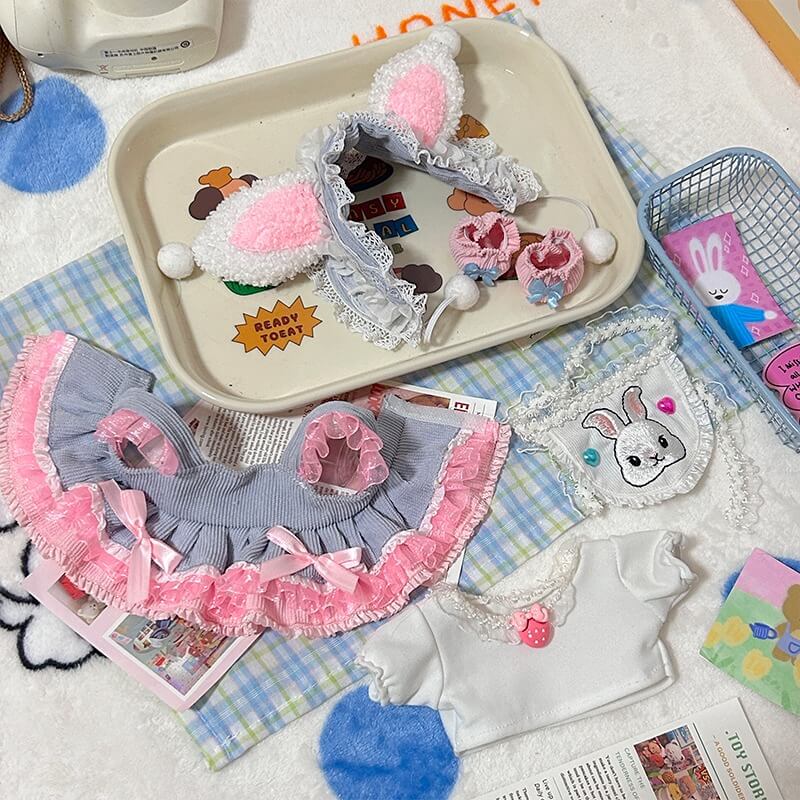 いちごミルクと白うさぎの秘密セット【20cm】