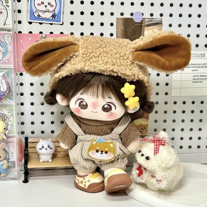 もふもふ子犬の森あそびセット【20cm】