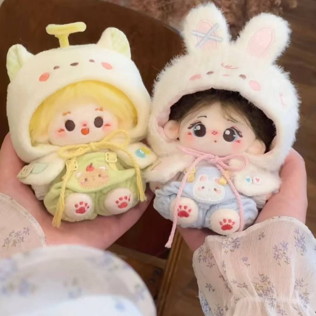 ふわもこラビットとにゃんこピクニックセット【10cm】(全2種)