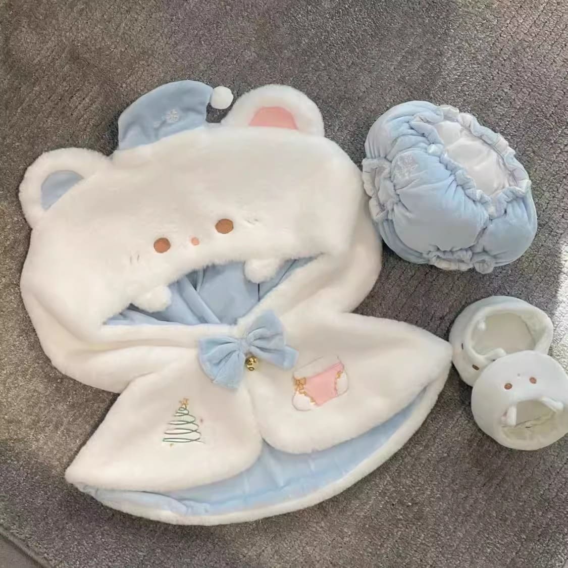 星きらめく冬の童話ケープセット【40cm】(全2色)