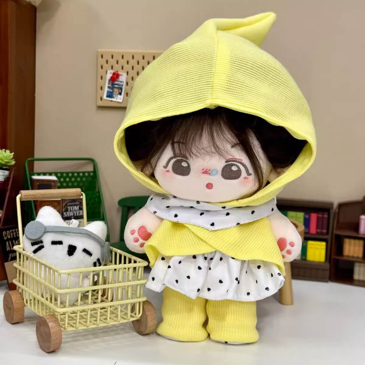 ひまわりと星のドリームパーカーセット【20cm】