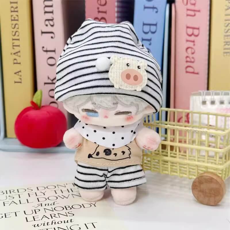しましまハリネズミの夢見るピクニックセット【10cm】