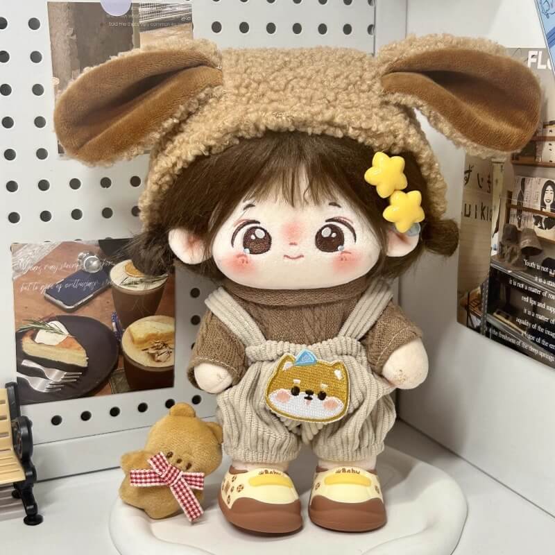 もふもふ子犬の森あそびセット【20cm】