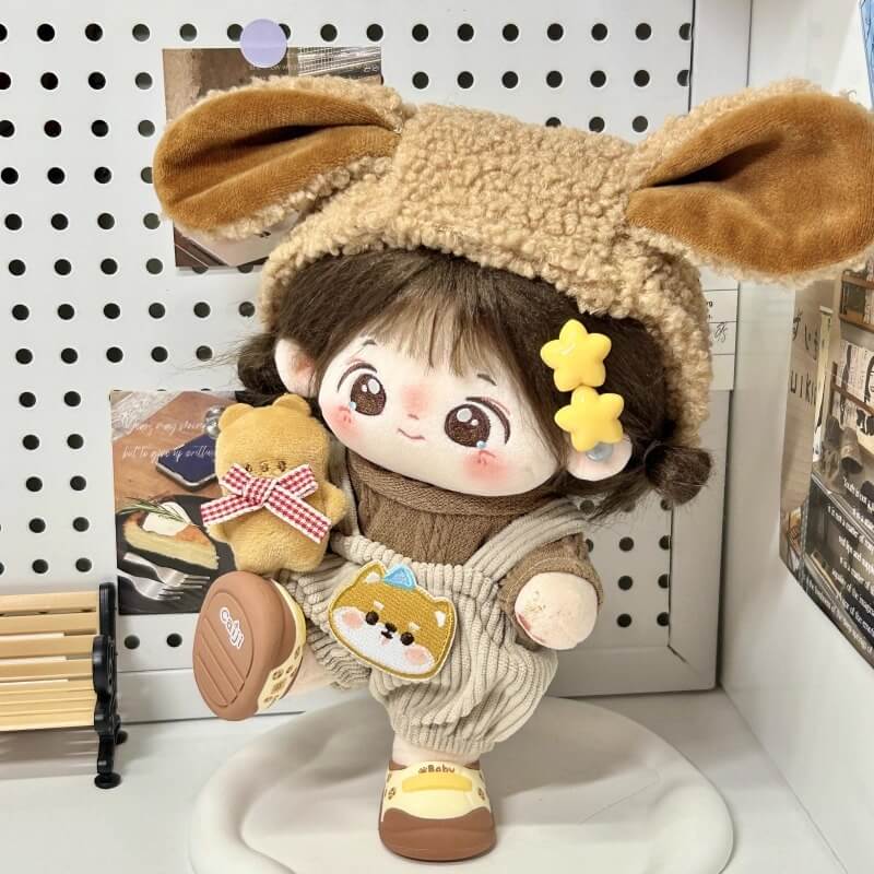 もふもふ子犬の森あそびセット【20cm】