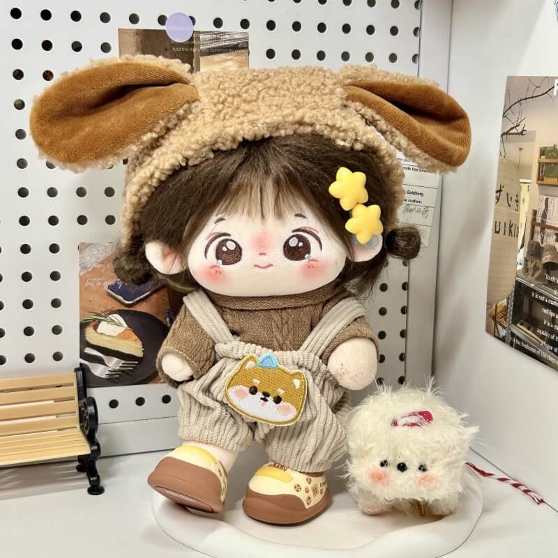 もふもふ子犬の森あそびセット【20cm】