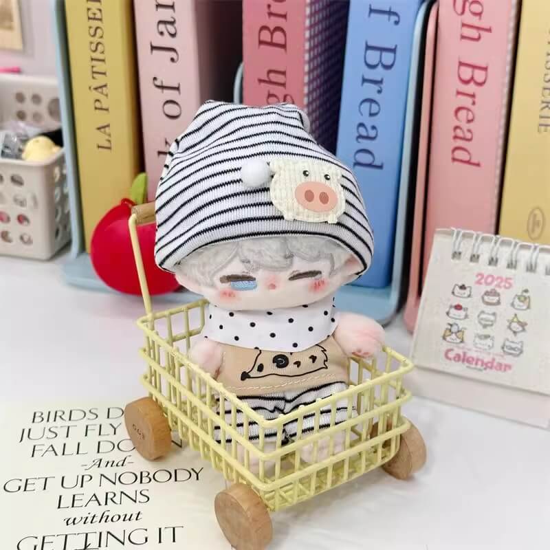 しましまハリネズミの夢見るピクニックセット【10cm】