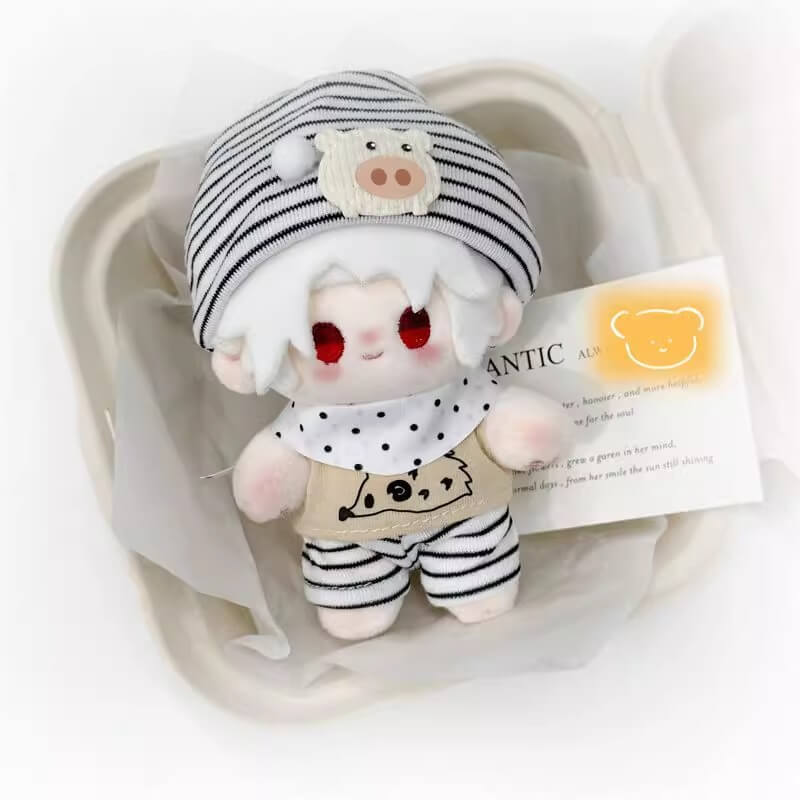 しましまハリネズミの夢見るピクニックセット【10cm】