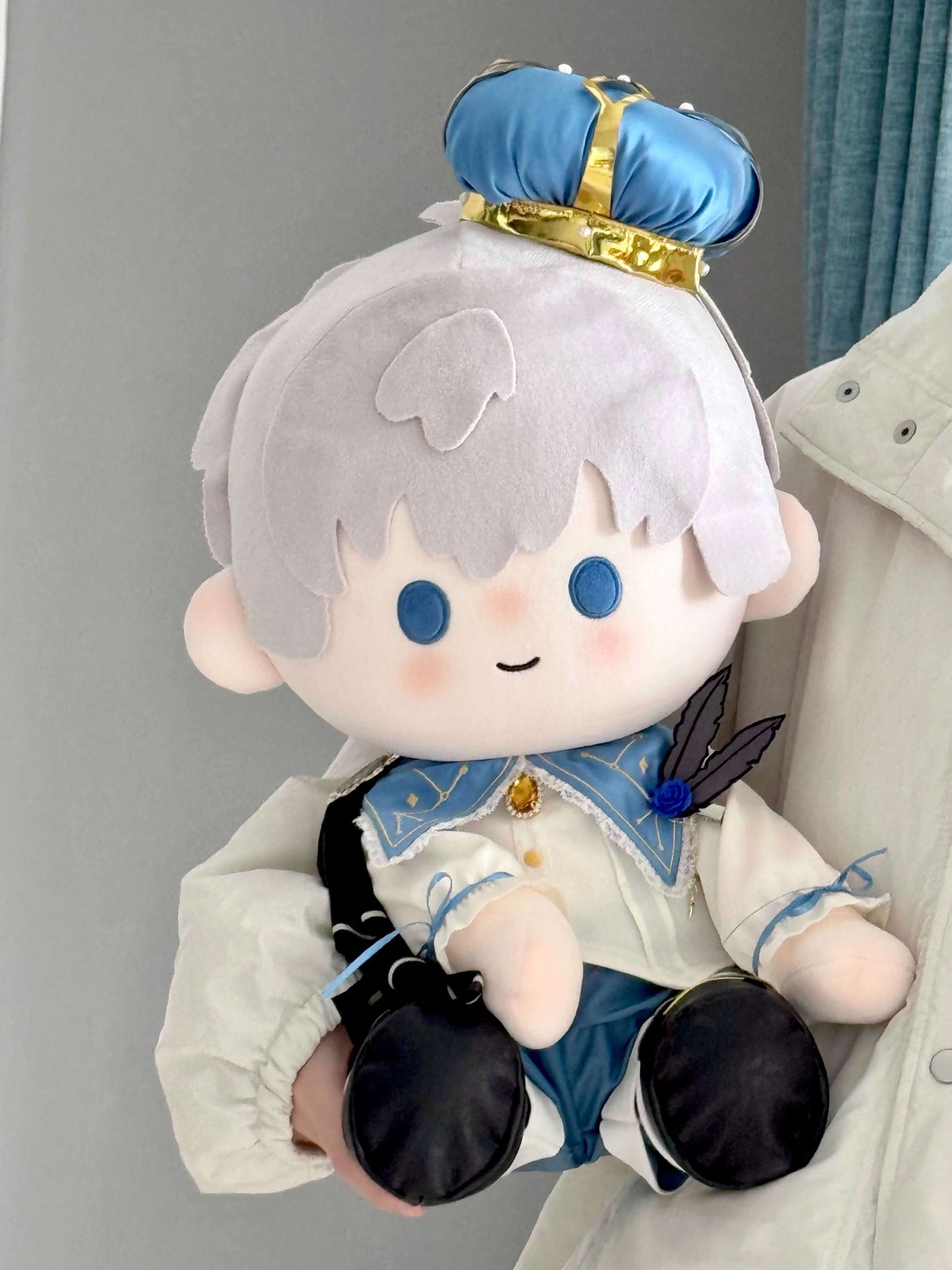 青薔薇王子と誓いのクラウンセット【40cm】