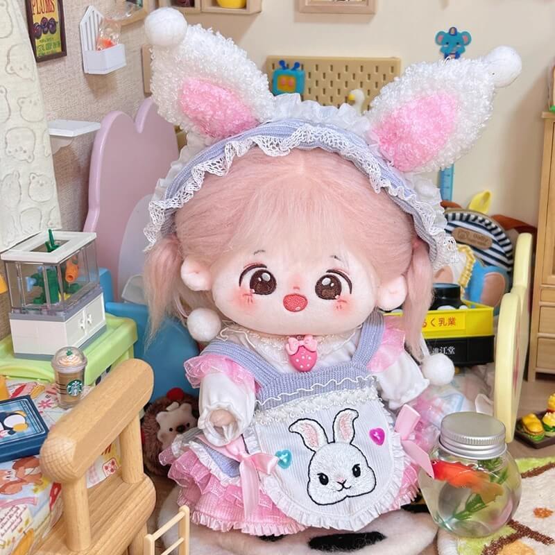 いちごミルクと白うさぎの秘密セット【20cm】