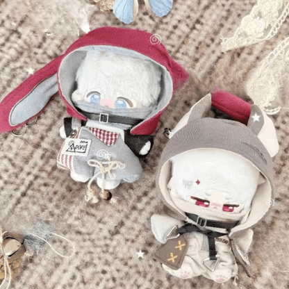 秘密の森の灰色ねずみと赤耳うさぎセット【10cm】（全2種）