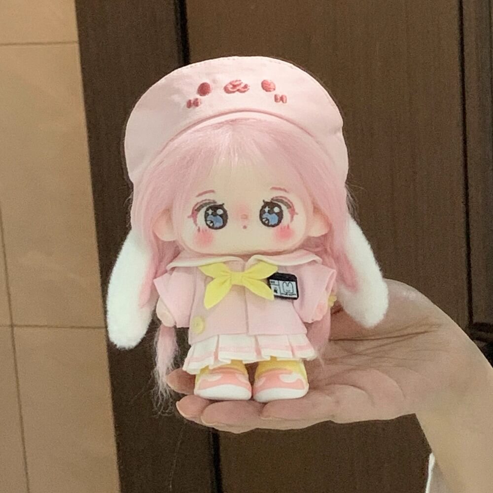 空色ねこと桜色うさぎの園児セット - スカートタイプ【10cm】（全2色）