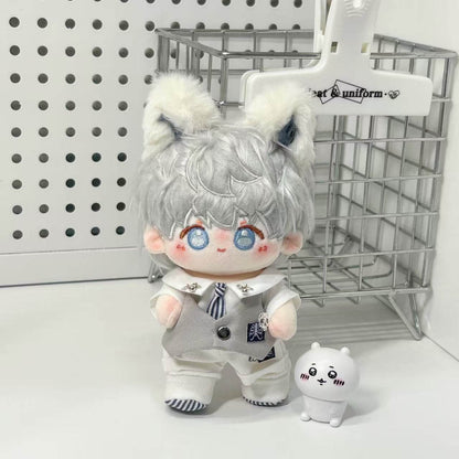 銀狼と秘密のホワイトスーツセット【10cm】
