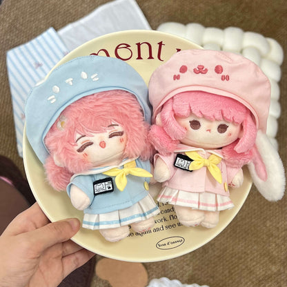 空色ねこと桜色うさぎの園児セット - スカートタイプ【10cm】（全2色）