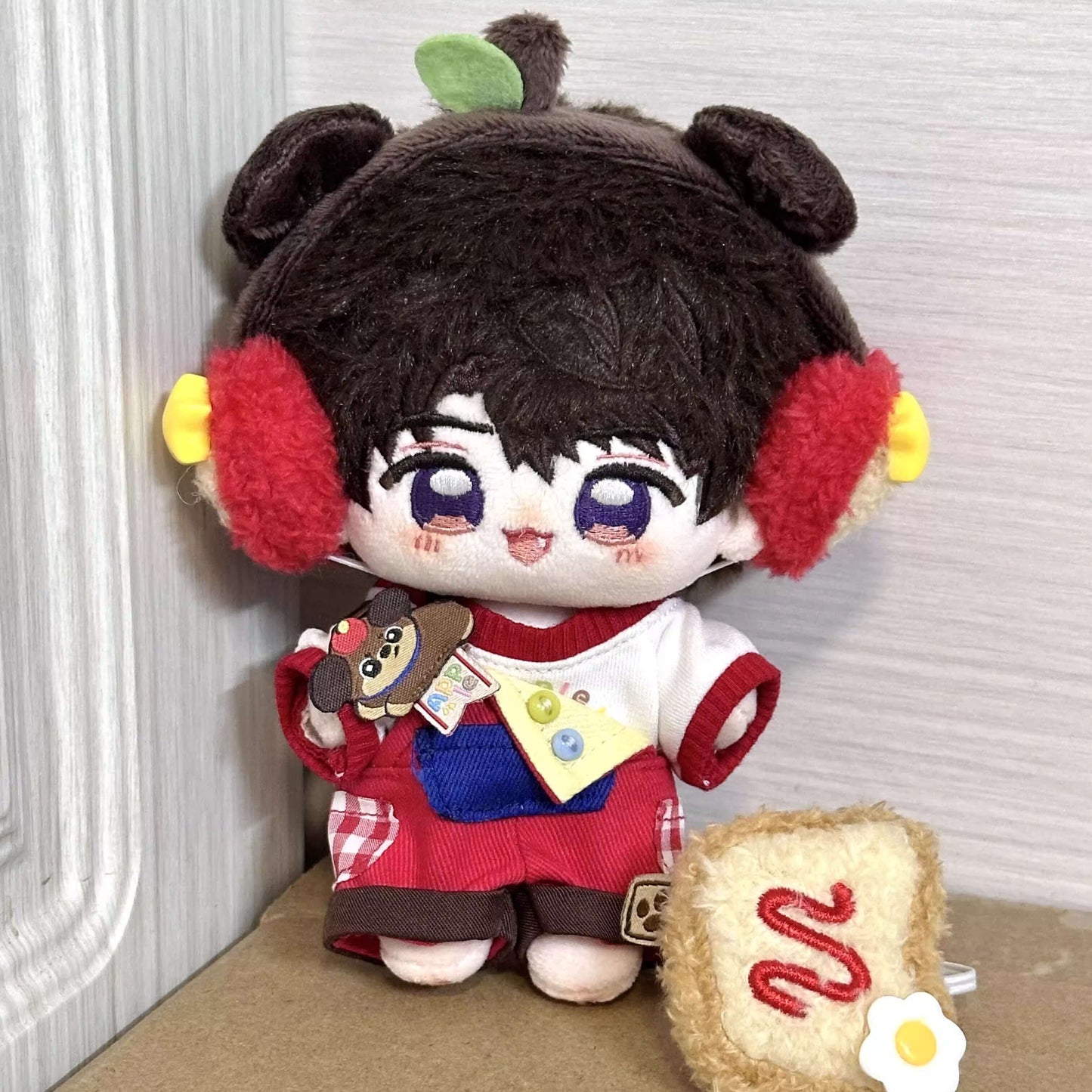 子犬と木苺のピクニックコーデセット【10cm】
