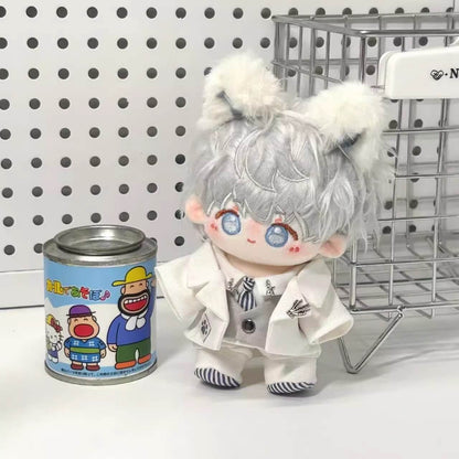 銀狼と秘密のホワイトスーツセット【10cm】