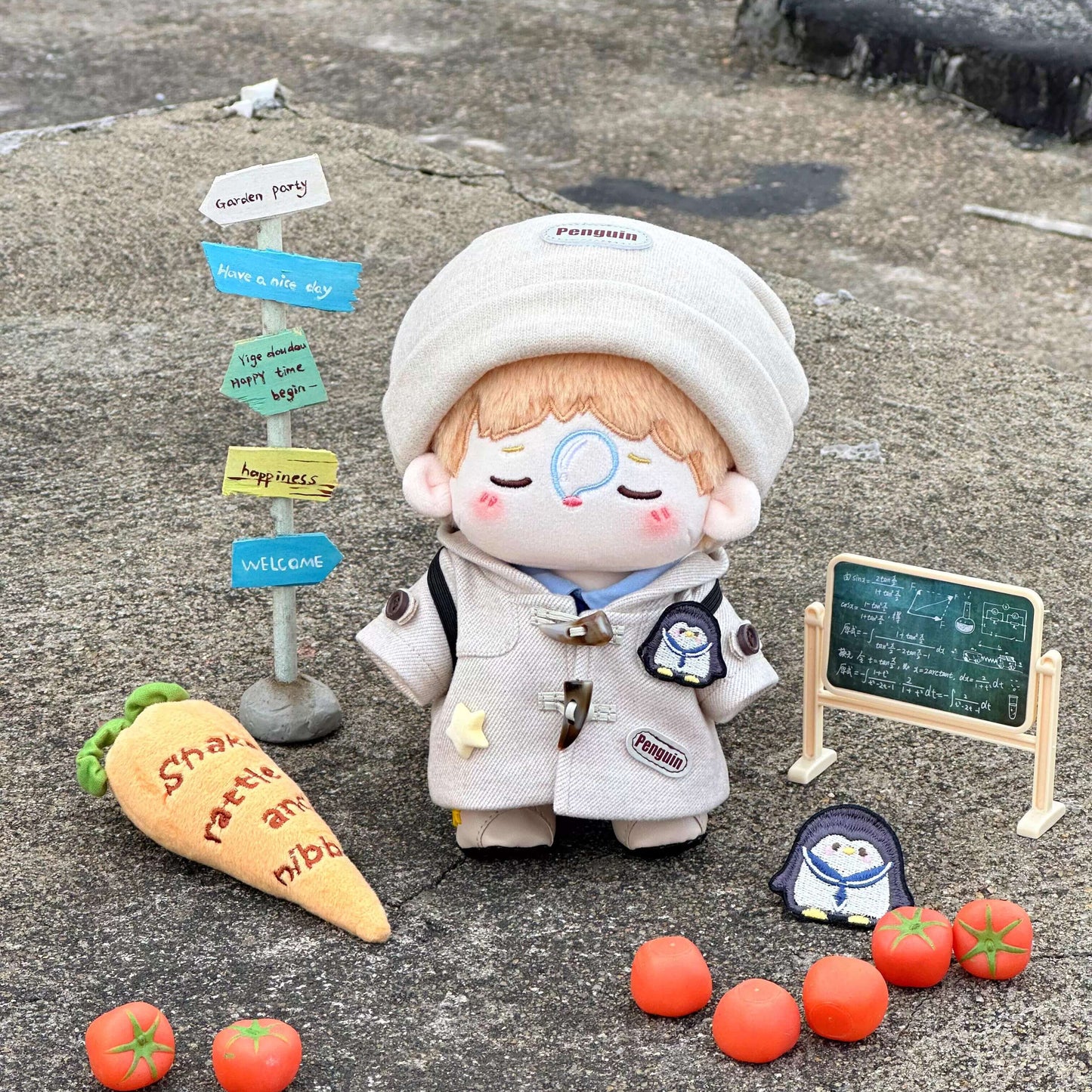 星降るペンギン学園の制服セット【20cm】