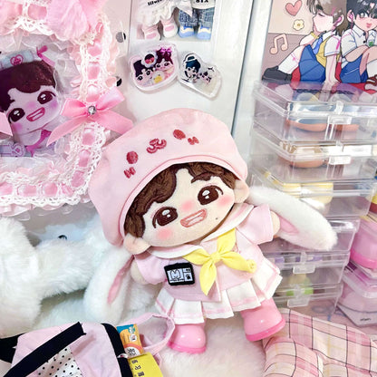 空色ねこと桜色うさぎの園児セット - スカートタイプ【10cm】（全2色）