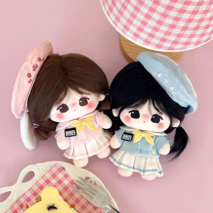 空色ねこと桜色うさぎの園児セット - スカートタイプ【10cm】（全2色）