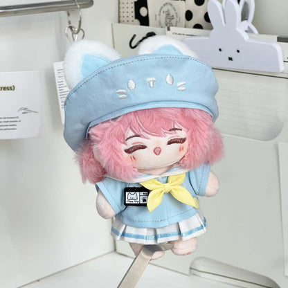 空色ねこと桜色うさぎの園児セット - スカートタイプ【10cm】（全2色）