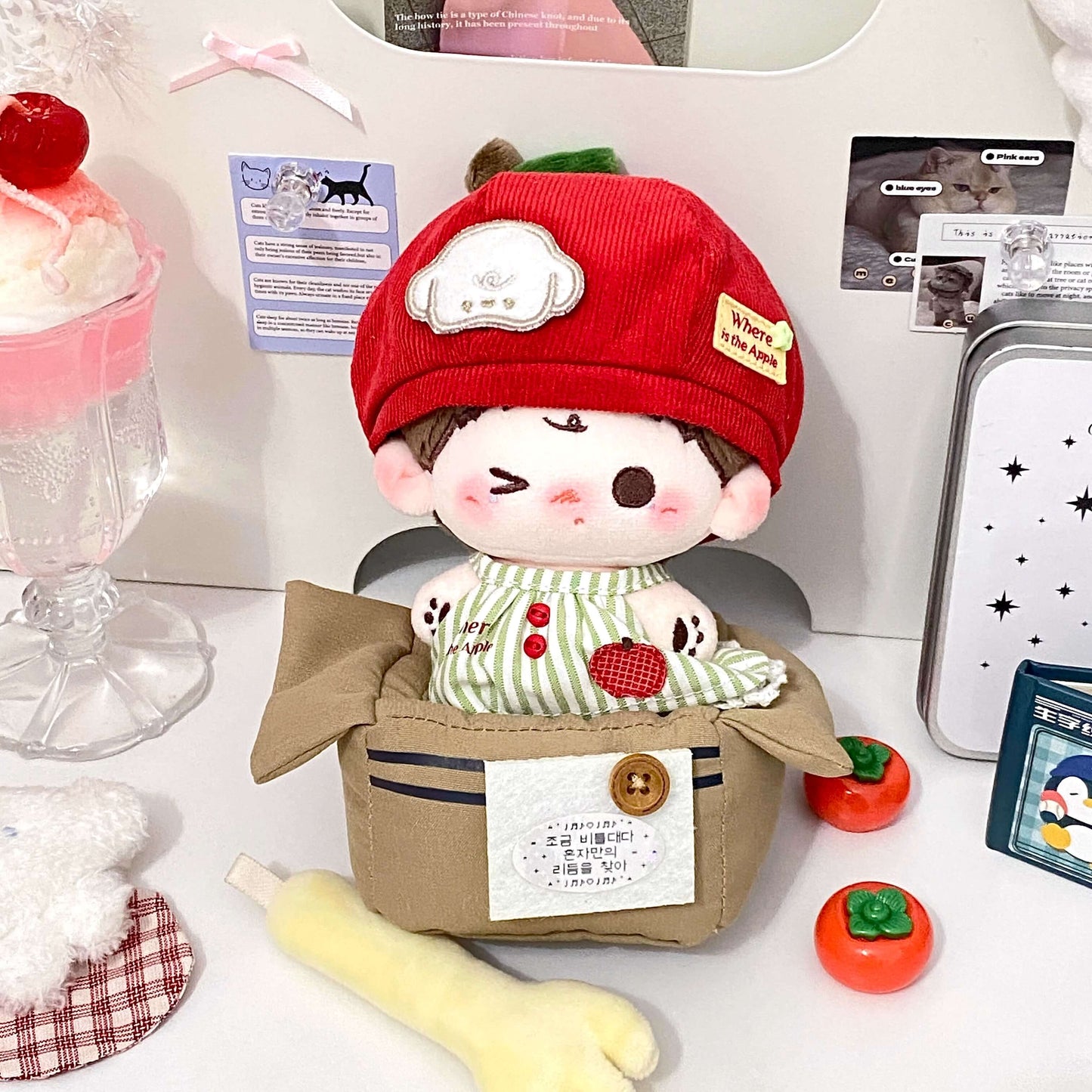 りんご畑のピクニックセット【10cm】（全2色）