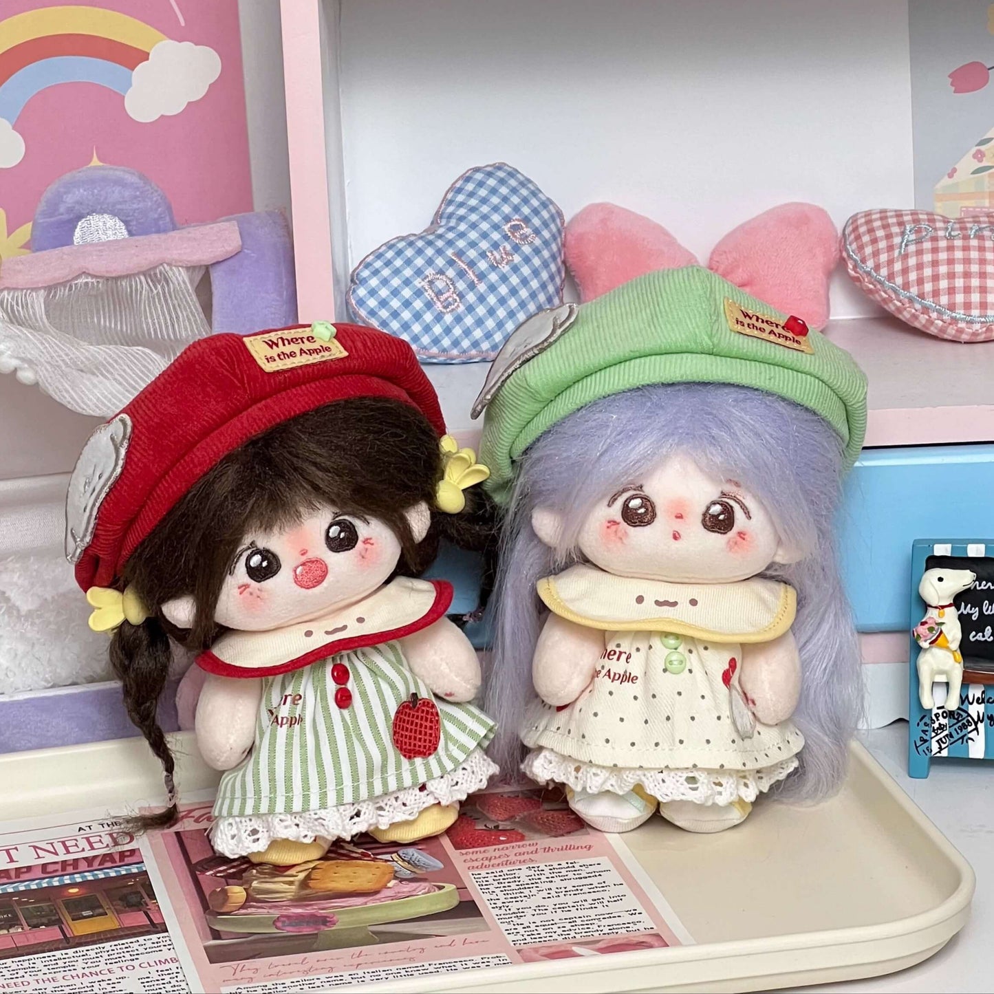 りんご畑のピクニックセット【10cm】（全2色）