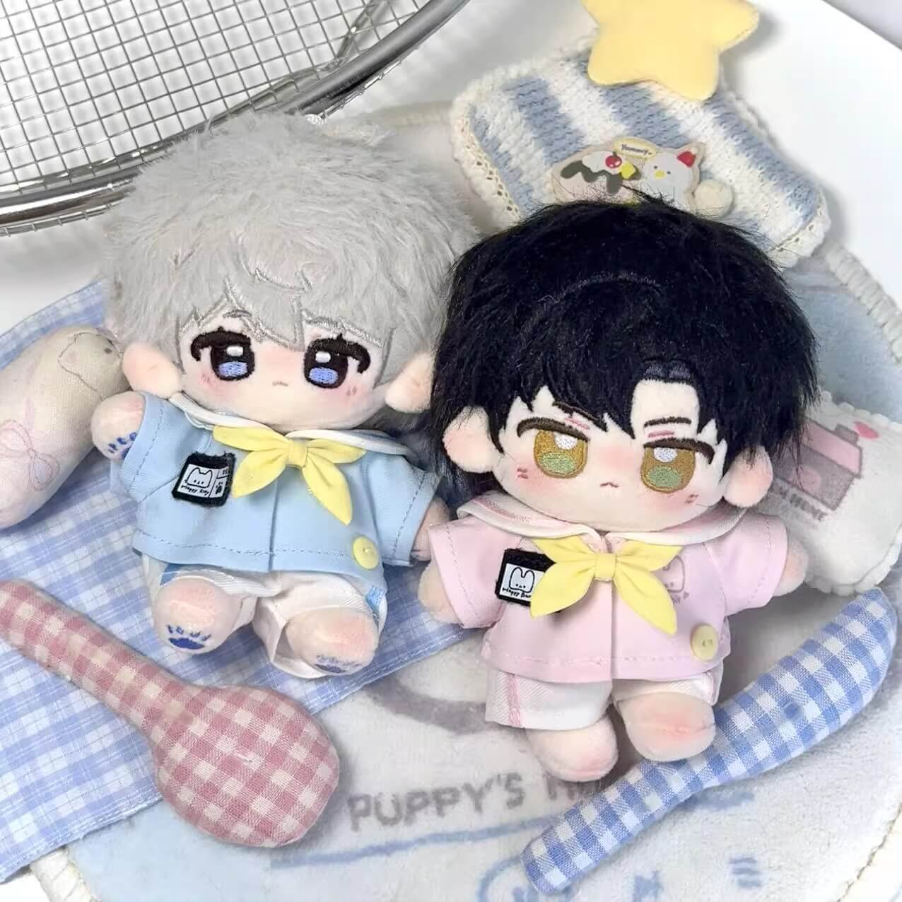 空色ねこと桜色うさぎの園児セット - パンツタイプ【10cm】（全2色）