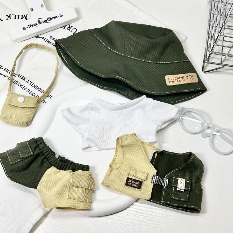 小さな探検隊のアウトドアコーデセット【20cm】