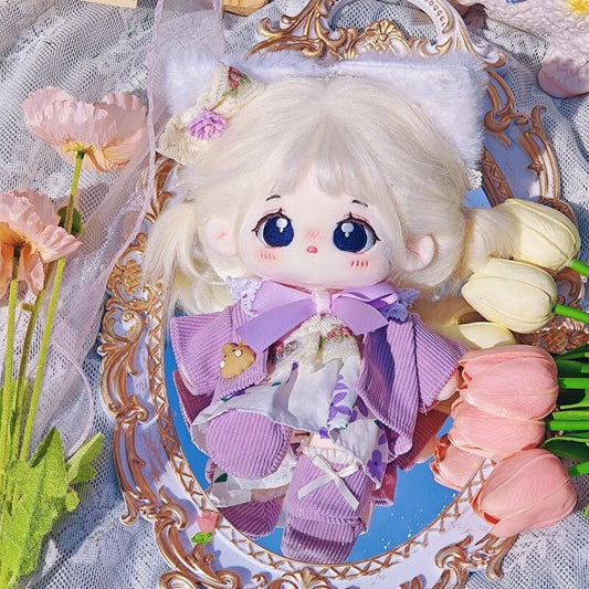 小さな妖精のラベンダードレスセット【20cm】