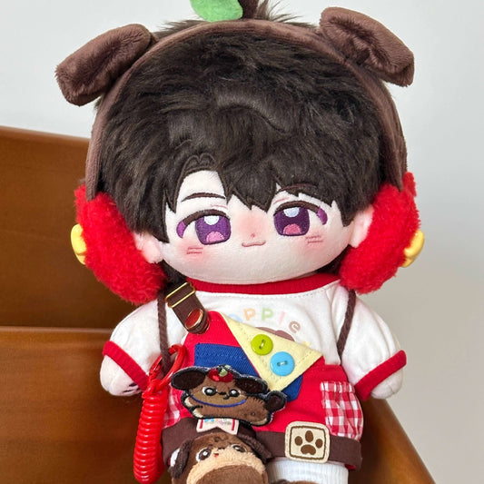 子犬と木苺のピクニックコーデセット【20cm】