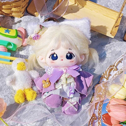 小さな妖精のラベンダードレスセット【20cm】