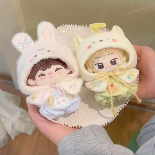 ふわもこラビットとにゃんこピクニックセット【10cm】（全2種）
