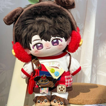 子犬と木苺のピクニックコーデセット【20cm】