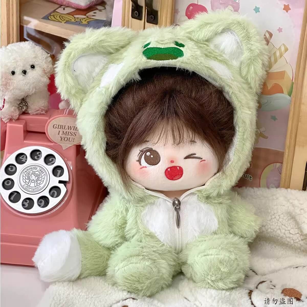 夢色の丘ふわもこアニマルスーツ【20cm】（全2色）