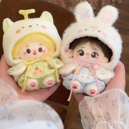 ふわもこラビットとにゃんこピクニックセット【10cm】（全2種）