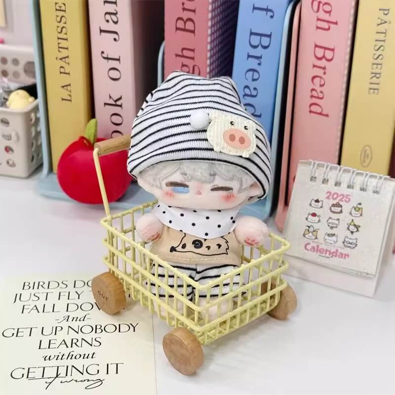 しましまハリネズミの夢見るピクニックセット【10cm】