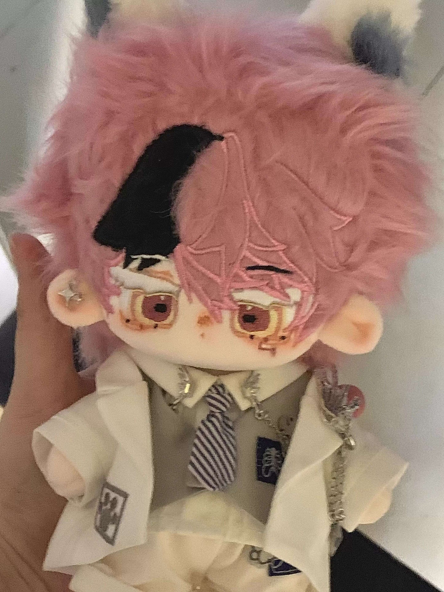 銀狼と秘密のホワイトスーツセット【20cm】
