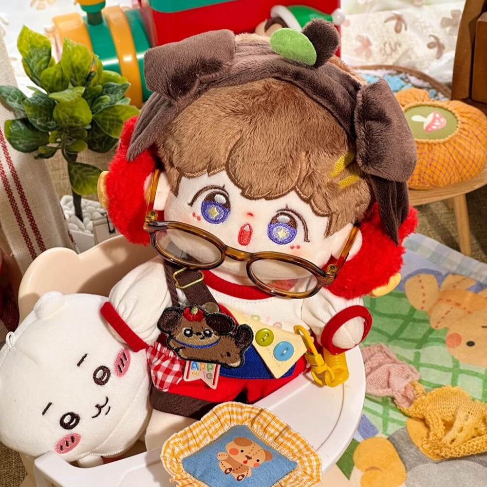 子犬と木苺のピクニックコーデセット【20cm】