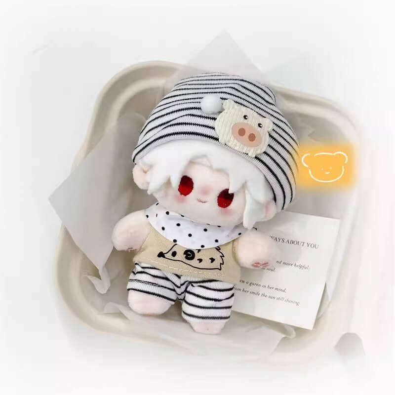 しましまハリネズミの夢見るピクニックセット【10cm】