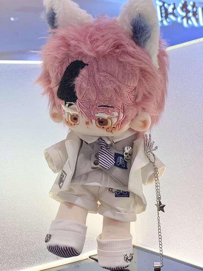 銀狼と秘密のホワイトスーツセット【20cm】