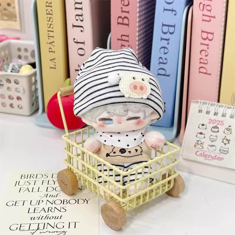 しましまハリネズミの夢見るピクニックセット【10cm】
