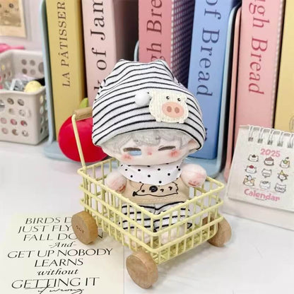 しましまハリネズミの夢見るピクニックセット【10cm】