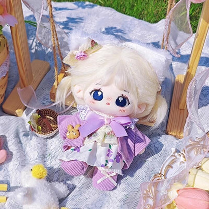 小さな妖精のラベンダードレスセット【20cm】
