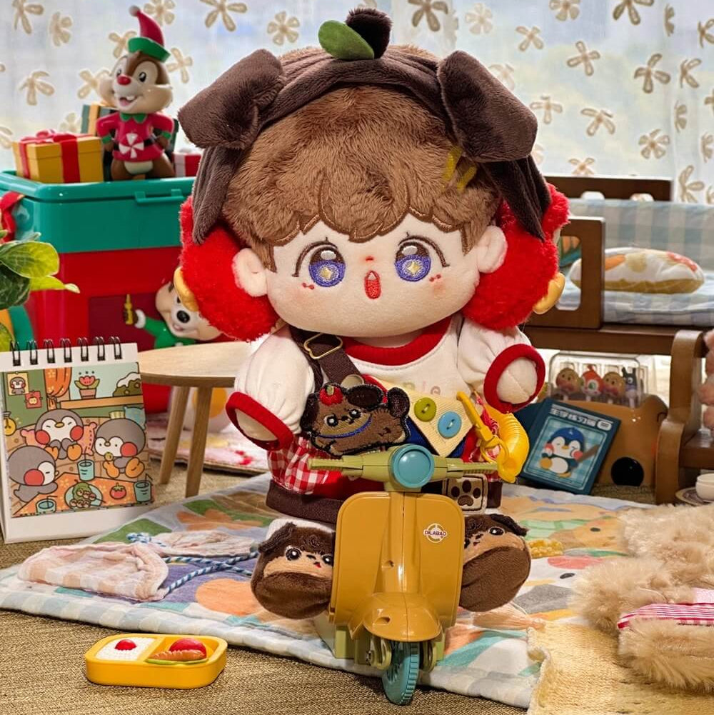 子犬と木苺のピクニックコーデセット【20cm】