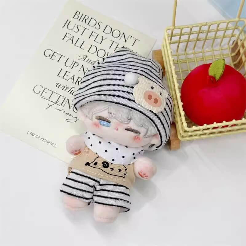 しましまハリネズミの夢見るピクニックセット【10cm】