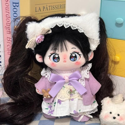 小さな妖精のラベンダードレスセット【20cm】